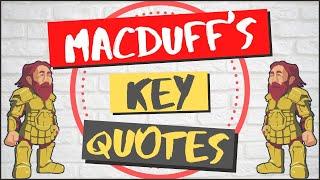 Macduff Key Quotes