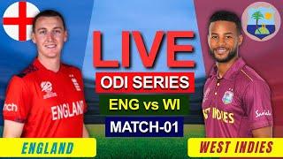 England vs West Indies 1st ODI Match Live