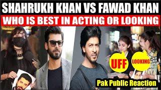 Shahrukh Khan Vs Fawad Khan Who is More Handsome?  || Pakistani Girls Reaction || Click Voice