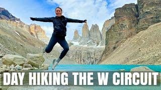 Hiking Patagonia's Best Trek as Day Hikes.  The W Circuit with no reservations required.