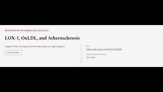 LOX-1, OxLDL, and Atherosclerosis | RTCL.TV