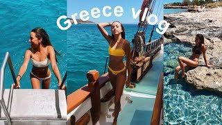 Private boat tour in Greece!!!! || Birthday vlog || Valeria Arguelles