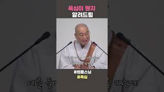 욕심이 뭔지 알려드림 #법륜스님 #법륜스님쇼츠 #법륜쇼츠 #즉문즉설 #정토불교대학 #욕심