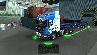 ETS2 Scania G KN 1108/ 40FT Reefer K-Line (31T)