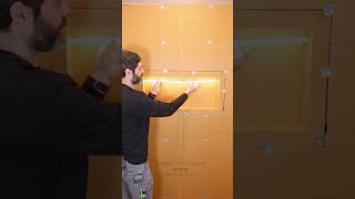 Schluter LED Niche Installation Tips - #shorts #schlutersystems #homerepairtutor #brandpartner
