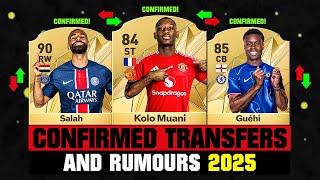 FIFA 25 | NEW CONFIRMED TRANSFERS & RUMOURS!  ft. Kolo Muani, Salah, Guehi... etc