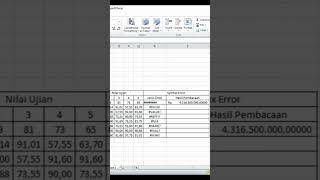 Solusi Kode Error #Div/0! Pada Excel.  #shorts #microsoftexcel #fyp