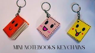 DIY Mini Notebook | Mini Paper Notebook Keychains | DIY BACK TO SCHOOL