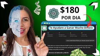 Cómo Ganar dinero con Chat GPT (180 dólares x Dia) Nuevo Método Fácil- Paso a Paso.