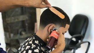 TÉCNICA INFALÍVEL PARA INICIANTES! PASSO a PASSO COMPLETO CORTE AMERICANO  Neno do Corte