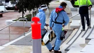 Oil Spill Exercise at Port Coogee, Western Australia