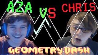 ChrisCredible Vs. AzaFTW - Geometry Dash Challenge Race