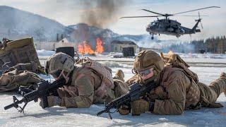 2024 Action Movie:Enemy Airstrikes on Ice Surface Nearly Wipe Out Special Forces #hollywood