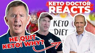 WHY THIS DOCTOR QUIT KETO! - Dr Westman Reacts