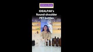 Round-shoulder PET bottles from Idealpak