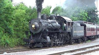 Strasburg Railroad 475 Coupler Separation At Leaman Place Junction.