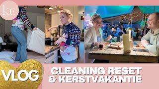 HUISHOUD RESET, OPRUIMEN en KERSTVAKANTIE | Kellycaresse Momlife  VLOG