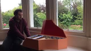 Mini Harpsichord the different Stops