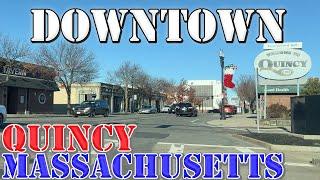 Quincy - Massachusetts - 4K Downtown Drive