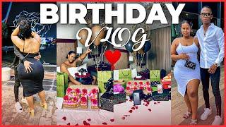 FIANCES 26TH BIRTHDAY SURPRISE VLOG (SHE DID'T BELEIVE AND SHE CRIED!!) [MUST WATCH]