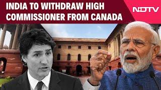 India Canada Latest News | India To Withdraw High Commissioner From Canada | India Canada News