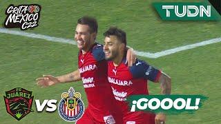 ¡GOLEADA! 'Canelo' Angulo sella el triunfo | FC Juárez 1-3 Chivas | Grita México C22 J4 | TUDN