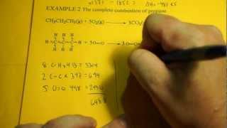 Using Bond Energy to find Enthalphy