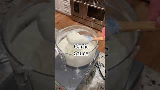 Garlic sauce recipe #GarlicSauce #LebaneseGarlicSauce #GarlicSauceRecipe #food #FYP