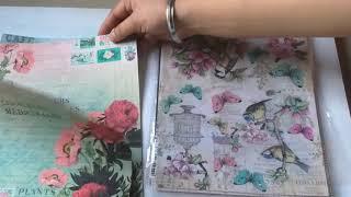 DECOUPAGE FOR BEGINNERS | DECOUPAGE PAPERS & NAPKINS | PRODUCT REVIEW