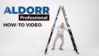 How to: ALDORR Professional - Vouwladder