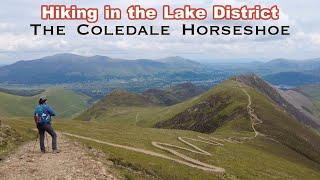 Hiking in the Lake District Cumbria - The Coledale Horseshoe - Grisedale Pike / Eel Crag / Sail