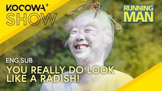 Ji Yeeun Turns Into A Radish?!  | Running Man EP721 | KOCOWA+