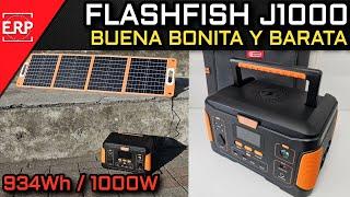 ¿Merece la pena una ESTACIÓN DE ENERGÍA BARATA? FLASHFISH J1000 / 933Wh y 1000W / Prueba / Review