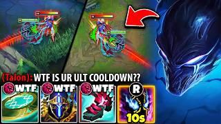 Nocturne but I only ult this poor Talon the ENTIRE game... (10 SECOND ULT COOLDOWN)