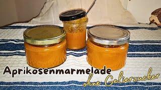 Aprikosenmarmelade wie Oma es machte, wenig Zucker, ohne Zusatzstoffe! Fruchtig & lecker #123