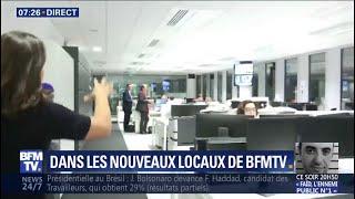 BFMTV a déménagé ! Ashley Chevalier vous fait visiter les nouveaux locaux de la rédaction