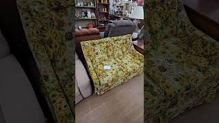 Ugly, Vintage floral sofa #whatheidisees #vintage #furniture #thrifting