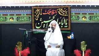 حسينية السيدة ام محمد ال جبران بحي الشاطئ الشبل علي السماهجي قراءة المقدمة الليلة الاولى محرم 1437