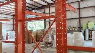 heavy duty cantilever style rack for plywood and lumber storage