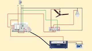 Home Inverter Connection using two way switch | Fourth Phase - தமிழில்