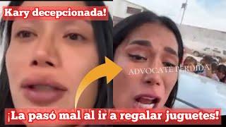 ¡Kary habla de lo decepcionada que está al ir a regalar juguetes! Wendy y su cuello!! #wendyguevara