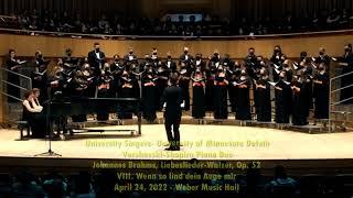 UMD University Singers: Johannes Brahms, Liebeslieder-Walzer Op. 52