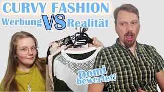 Werbung VS Realität  - SHEIN Curvy Pullover - Mein Mann bewertet! | PrimaDina