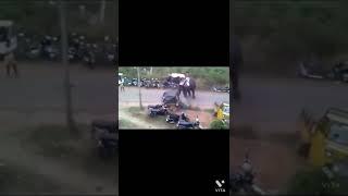 코끼리가 주차장에서 미쳐버리면 ?   A Elephant Destroys village. https://www.youtube.com/watch?v=09oyD7w8NZ4
