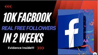 Get Fast 10K Facebook  Page Followers For Free Using The Celebrity Method and Apply For Monetization