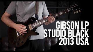 Gibson Les Paul Studio Black 2013 USA | Loud Lemon