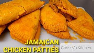 HOW TO MAKE  FLAKY JAMAICAN CHICKEN PATTIES 