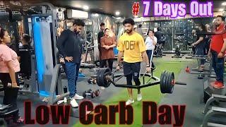 Low Carb Day (#7 days out) || The Deadlift Asylum