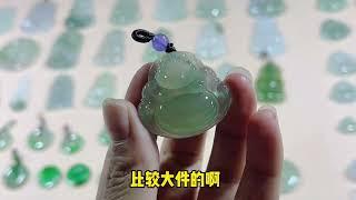 花1900淘的冰种翡翠佛公，镶嵌后能翻倍吗？打家一起看看