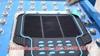 Full automatic pvc rubber car mat production line make rubber car mat,bar mat making machine